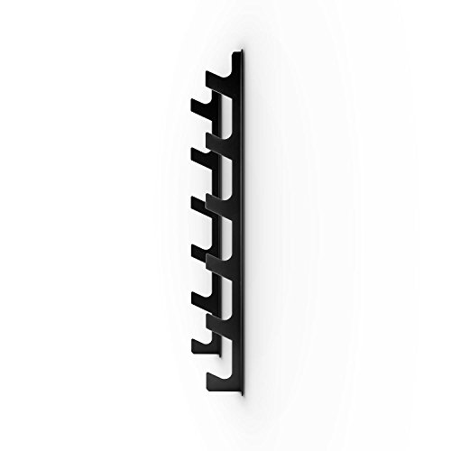 Capital Sports Barria Soporte en Pared para Barras de Pesas (6 Ganchos, 250kg Carga máxima, inlcuye Tacos y Tornillos para Montaje Seguro, Acero Inoxidable Negro) Capital Sports Barria Soporte en Pared para Barras de Pesas (6 Ganchos, 250kg Carga máxima, inlcuye Tacos y Tornillos para Montaje Seguro, Acero Inoxidable Negro)