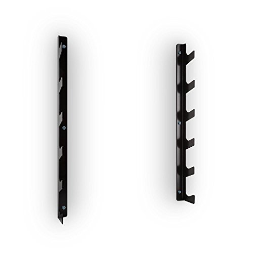 Capital Sports Barria Soporte en Pared para Barras de Pesas (6 Ganchos, 250kg Carga máxima, inlcuye Tacos y Tornillos para Montaje Seguro, Acero Inoxidable Negro) Capital Sports Barria Soporte en Pared para Barras de Pesas (6 Ganchos, 250kg Carga máxima, inlcuye Tacos y Tornillos para Montaje Seguro, Acero Inoxidable Negro)