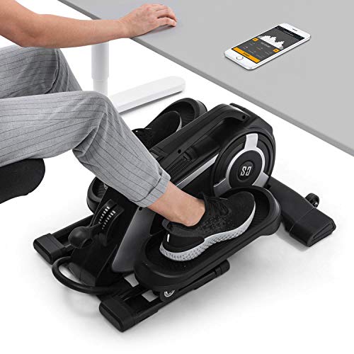 CAPITAL SPORTS Evo Nano - Mini bicicleta, ordenador de entrenamiento, soporte de aplicación Kinomap con retroalimentación, Bluetooth, resistencia de 8 pasos, sistema SilentBelt, antracita CAPITAL SPORTS Evo Nano - Mini bicicleta, ordenador de entrenamiento, soporte de aplicación Kinomap con retroalimentación, Bluetooth, resistencia de 8 pasos, sistema SilentBelt, antracita