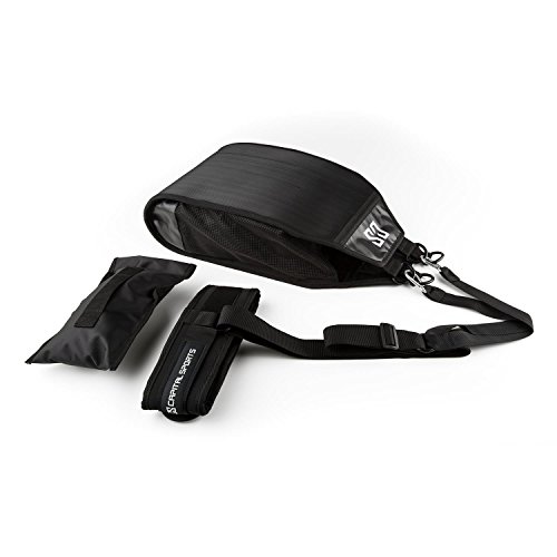 CAPITAL SPORTS Grindor Power Sled Trineo arrastre (40 kg máx, correas 4 sacos ajustables, cinturón abdominal, superficie tracción caucho) - Negro CAPITAL SPORTS Grindor Power Sled Trineo arrastre (40 kg máx, correas 4 sacos ajustables, cinturón abdominal, superficie tracción caucho) - Negro