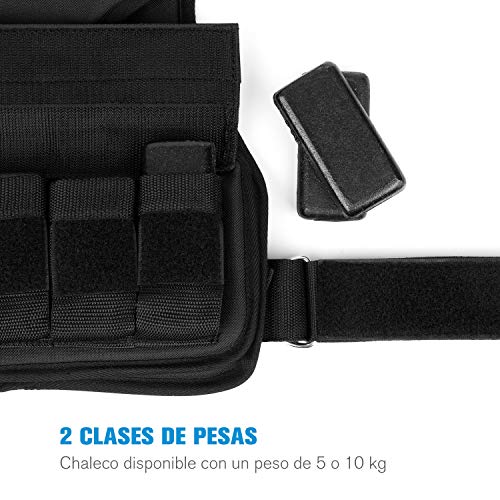 CAPITAL SPORTS Medusa Chaleco de musculación, peso: 5 kg, diseñado para la mujer, material: tejido de nylon 1200D, bolsas de pesas de hierro, entrenamiento de peso corporal y funcional, negro CAPITAL SPORTS Medusa Chaleco de musculación, peso: 5 kg, diseñado para la mujer, material: tejido de nylon 1200D, bolsas de pesas de hierro, entrenamiento de peso corporal y funcional, negro