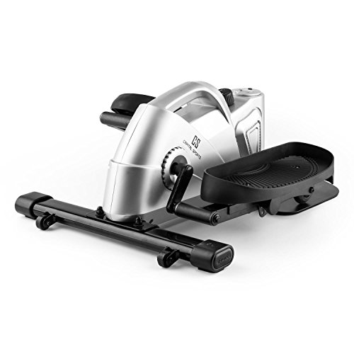 Capital Sports Minioval - Stepper compacto con resistencia magnética, movimiento elíptico, gris Capital Sports Minioval - Stepper compacto con resistencia magnética, movimiento elíptico, gris