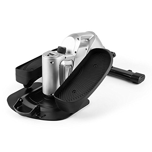 Capital Sports Minioval - Stepper compacto con resistencia magnética, movimiento elíptico, gris