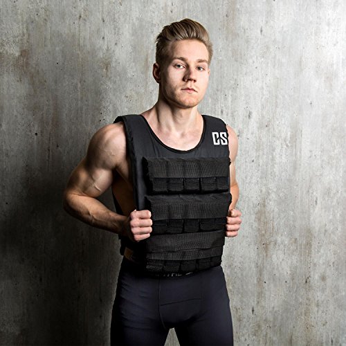 Capital Sports Monstervest - Chaleco lastrado Relleno de Metal, Correa Ajuste Nylon, Exterior Reforzado, Acolchado Suave Comodidad Entrenamiento, Transpirable, 15 kg Capital Sports Monstervest - Chaleco lastrado Relleno de Metal, Correa Ajuste Nylon, Exterior Reforzado, Acolchado Suave Comodidad Entrenamiento, Transpirable, 15 kg