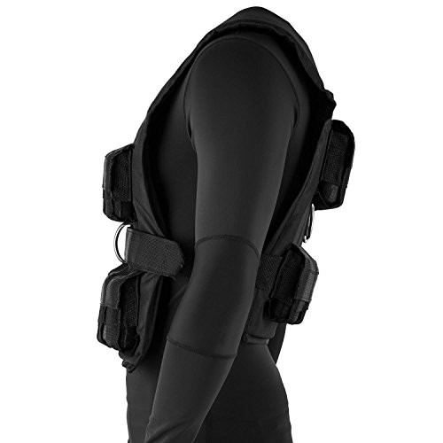 Capital Sports Monstervest - Chaleco lastrado Relleno de Metal, Correa Ajuste Nylon, Exterior Reforzado, Acolchado Suave Comodidad Entrenamiento, Transpirable, 15 kg Capital Sports Monstervest - Chaleco lastrado Relleno de Metal, Correa Ajuste Nylon, Exterior Reforzado, Acolchado Suave Comodidad Entrenamiento, Transpirable, 15 kg
