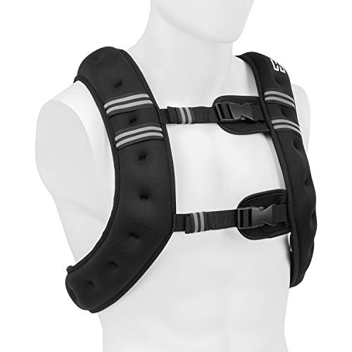 CapitalSports Capital Sports X-Vest Chaleco, Peso: 8 kg, Material: Neopreno/Nylon, Material de Relleno: Bolas de Acero, para el Entrenamiento de Peso Corporal y Funcional, 2 Correas de Pecho, Negro CapitalSports Capital Sports X-Vest Chaleco, Peso: 8 kg, Material: Neopreno/Nylon, Material de Relleno: Bolas de Acero, para el Entrenamiento de Peso Corporal y Funcional, 2 Correas de Pecho, Negro