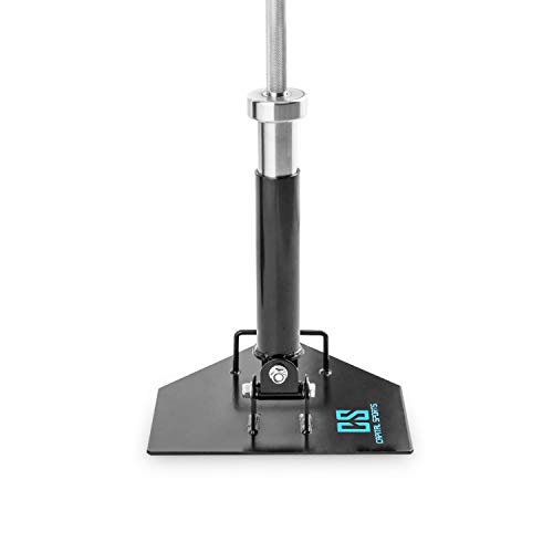 CapitalSports Landmine Extensión Soporte para Barra olímpica (Agarres para Manguitos de 50 y 25mm, Capacidad máxima de Carga: 200kg, Resistente corrosión y rayones, Ideal Entrenamiento en casa, negr CapitalSports Landmine Extensión Soporte para Barra olímpica (Agarres para Manguitos de 50 y 25mm, Capacidad máxima de Carga: 200kg, Resistente corrosión y rayones, Ideal Entrenamiento en casa, negr