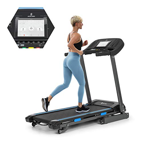 CapitalSports Pacemaker F120 - Cinta de Correr, Ergométrica, Motor de 2 HP, 4P-AntiShock Suspension, Lubrication System, LowNoise-FX Drive, Entrenamiento Cardiovascular, Entrada AUX, USB, SD, Negro