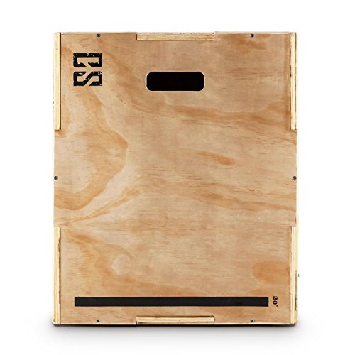CapitalSports Shineater Caja de Salto pliométrica (3 Alturas de 20", 24" y 30", de Madera de 11 Capas, Apta Gimnasio Profesional o Entrenamiento al Aire Libre) - Madera CapitalSports Shineater Caja de Salto pliométrica (3 Alturas de 20", 24" y 30", de Madera de 11 Capas, Apta Gimnasio Profesional o Entrenamiento al Aire Libre) - Madera