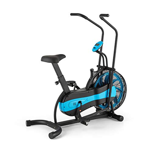 CapitalSports Stormstrike - Bicicleta estática ergométrica, Carga máx. hasta 120 kg, Pantalla integrada, Altura sillín Regulable en 7 Niveles, Entrenamiento Dual (Piernas y Brazos), Antracita CapitalSports Stormstrike - Bicicleta estática ergométrica, Carga máx. hasta 120 kg, Pantalla integrada, Altura sillín Regulable en 7 Niveles, Entrenamiento Dual (Piernas y Brazos), Antracita