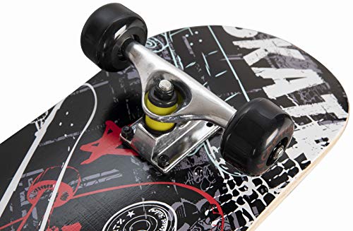 CAPTURE Street Surfer 31" Skateboard 79 cm, 31", monopatín de madera de arce, rodamientos de carbono ABEC-7, ciudad, monopatín, etc. CAPTURE Street Surfer 31" Skateboard 79 cm, 31", monopatín de madera de arce, rodamientos de carbono ABEC-7, ciudad, monopatín, etc.