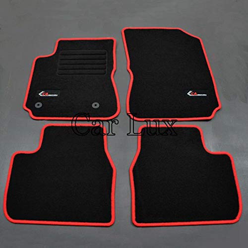 Car Lux AR00125 - Alfombras Alfombrillas a Medida para C4 Cactus Sport Edition Velour Desde 2014-