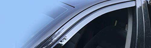Car Lux AR00244 - Derivabrisas Deflectores de Aire Cortavientos de Viento Delanteros y Traseros para C4 Grand Picasso a Partir de 2013-