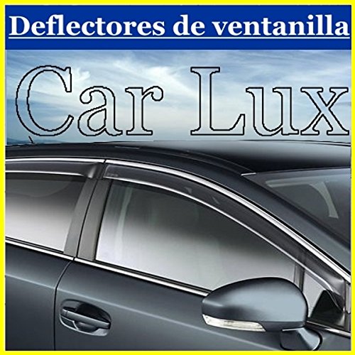 Car Lux AR01416 - Derivabrisas Deflectores de Aire Cortavientos de Ventanillas Delanteros para Ibiza 6F Desde 2017-