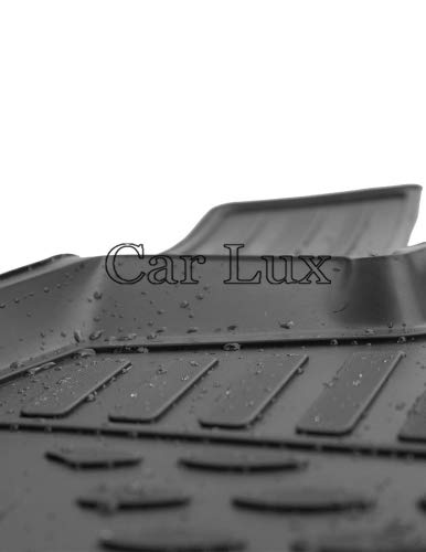Car Lux - AR01831 Alfombras Alfombrillas de goma a medida para Citroen C3 Aircross desde 2017- tipo cubeta 3D