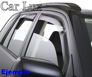 Car Lux AR03332 - Deflectores de Aire Cortavientos para ventanillas Coche Delanteros y Traseros C4 Grand Picasso para C4 Grand Picasso