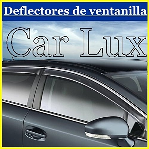 Car Lux AR03619 - Derivabrisas Deflectores de Viento Delanteros para Ibiza 6J 5 Puertas