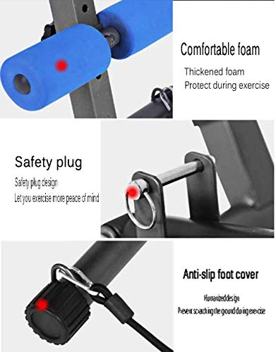 CARACHOME Máquinas de Remo para Uso doméstico, combinación multifunción de Tabla supina y diseño de Doble vía de la máquina de Remo, la Carga máxima es de 150 kg