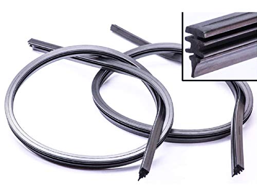CARALL S02896 Par 2 Piezas de Recambio Goma Plana 26 '' 650mm Reemplazo Universal para Limpiaparabrisas de Hierro CARALL S02896 Par 2 Piezas de Recambio Goma Plana 26 '' 650mm Reemplazo Universal para Limpiaparabrisas de Hierro