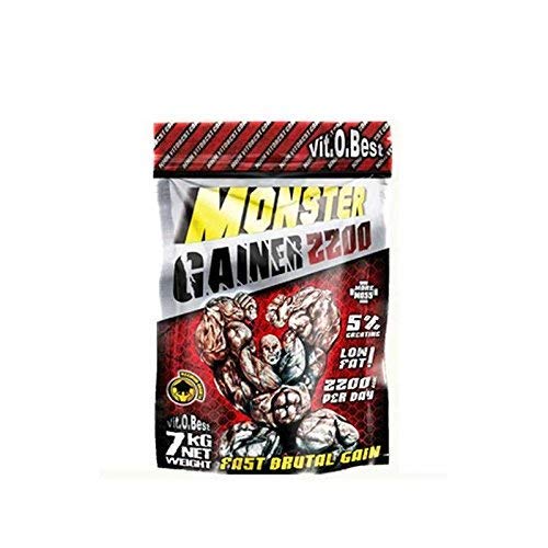 Carbohidratos MONSTER GAINER 2200 - Suplementos Alimentación y Suplementos Deportivos - Vitobest (Limón, 3 Kg)