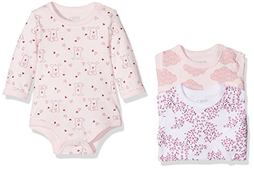 Care Bali Body Bebé-Niñas, pack de 3, Multicolor (Dusty rose 505), 24 Meses / 92 cm