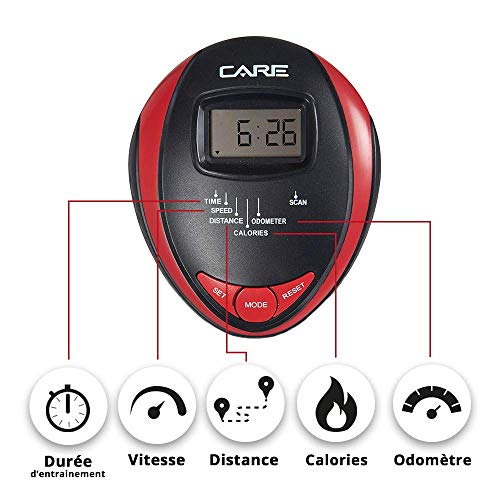 Care fitness - air bike CA-700 - Air bike - Bicicleta de interior con resistencia al aire - 6 funciones - Bicicleta elíptica 2 en 1 Care fitness - air bike CA-700 - Air bike - Bicicleta de interior con resistencia al aire - 6 funciones - Bicicleta elíptica 2 en 1