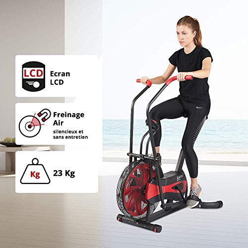 Care fitness - air bike CA-700 - Air bike - Bicicleta de interior con resistencia al aire - 6 funciones - Bicicleta elíptica 2 en 1 Care fitness - air bike CA-700 - Air bike - Bicicleta de interior con resistencia al aire - 6 funciones - Bicicleta elíptica 2 en 1
