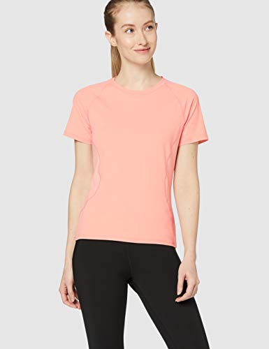 CARE OF by PUMA Camiseta de entrenamiento de manga corta para mujer, Rosa (Peach Bud), 36, Label: XS