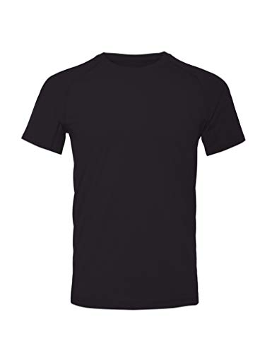 CARE OF by PUMA Camiseta de entrenamiento para hombre, Negro (Black), M, Label: M