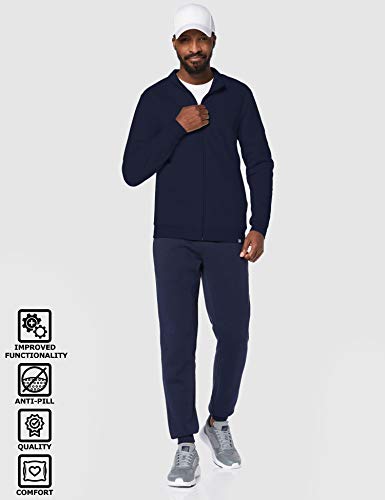 CARE OF by PUMA Chaqueta deportiva de manga larga con forro y cremallera para hombre, Azul (Blue), M, Label: M CARE OF by PUMA Chaqueta deportiva de manga larga con forro y cremallera para hombre, Azul (Blue), M, Label: M