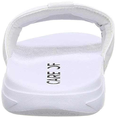 CARE OF by PUMA Slide - Sandalias deportivas para Hombre, Blanco (White-black), 43 EU CARE OF by PUMA Slide - Sandalias deportivas para Hombre, Blanco (White-black), 43 EU