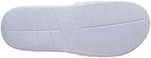 CARE OF by PUMA Slide - Sandalias deportivas para Hombre, Blanco (White-black), 43 EU