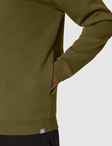 CARE OF by PUMA Sudadera con capucha, forro y cremallera de manga larga para hombre, Verde (Green), S, Label: S