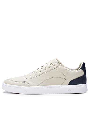 CARE OF by PUMA Zapatillas bajas en cuero para hombre, Beige, 43 EU