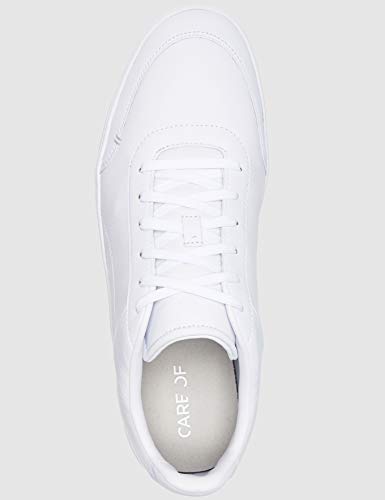 CARE OF by PUMA Zapatillas bajas en cuero para hombre, Blanco White, 42.5 EU