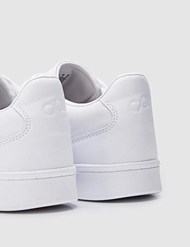 CARE OF by PUMA Zapatillas bajas en cuero para hombre, Blanco White, 42.5 EU CARE OF by PUMA Zapatillas bajas en cuero para hombre, Blanco White, 42.5 EU