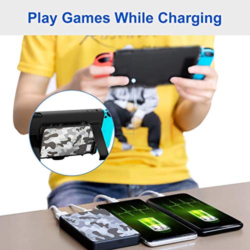 Cargador Portátil de Energía del Banco,DOYO Cargador Portátil Movil para Nintendo Switch y Teléfono Inteligente,Cambie el Cargador Inalámbrico con Soporte y Ranura para Tarjeta de Juego Cargador Portátil de Energía del Banco,DOYO Cargador Portátil Movil para Nintendo Switch y Teléfono Inteligente,Cambie el Cargador Inalámbrico con Soporte y Ranura para Tarjeta de Juego