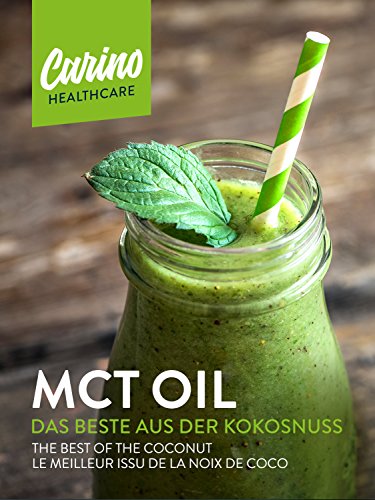 Carino MCT - Aceite de coco 100 % en botella de cristal con sabor neutro C8 C10