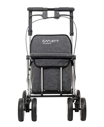 Carlett 900 - Andador con Carro de Compras, Gris