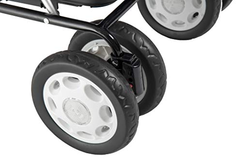 Carlett 900 - Andador con Carro de Compras, Gris Carlett 900 - Andador con Carro de Compras, Gris