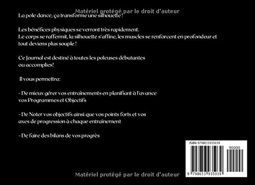Carnet de Pole Dance : Mon journal de progression: Petit répertoire parfait pour les poleurs et poleuses qui vous permettra d'enfin d'assimiler facilement le nom des figures ! Carnet de Pole Dance : Mon journal de progression: Petit répertoire parfait pour les poleurs et poleuses qui vous permettra d'enfin d'assimiler facilement le nom des figures !