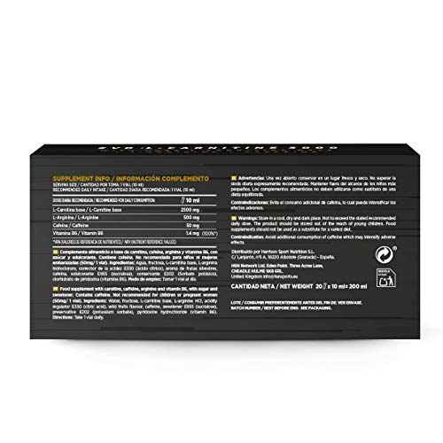 Carnitina Líquida de HSN Evo L Carnitine 3000 | Suplemento para Perder Peso | Fat burner con Arginina + Cafeína | Vegetariano, Sin Gluten, Sin Lactosa, Sabor Frutos Salvajes, 20 Viales de 10ml Carnitina Líquida de HSN Evo L Carnitine 3000 | Suplemento para Perder Peso | Fat burner con Arginina + Cafeína | Vegetariano, Sin Gluten, Sin Lactosa, Sabor Frutos Salvajes, 20 Viales de 10ml
