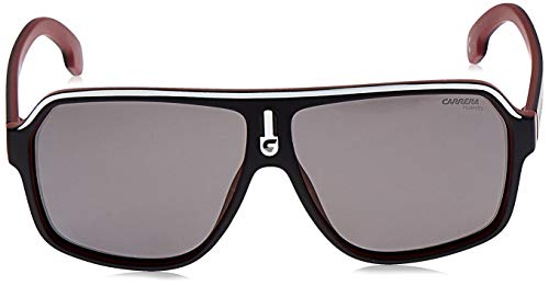 Carrera 1001/S M9 BLX Gafas de sol, Negro (Matt Black Ruthe Crystal Red/Grey Grey), 62 Unisex Adulto Carrera 1001/S M9 BLX Gafas de sol, Negro (Matt Black Ruthe Crystal Red/Grey Grey), 62 Unisex Adulto