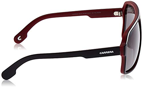 Carrera 1001/S M9 BLX Gafas de sol, Negro (Matt Black Ruthe Crystal Red/Grey Grey), 62 Unisex Adulto