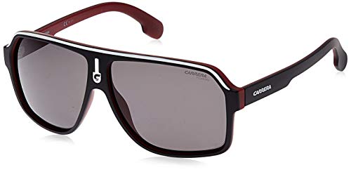 Carrera 1001/S M9 BLX Gafas de sol, Negro (Matt Black Ruthe Crystal Red/Grey Grey), 62 Unisex Adulto