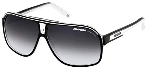 Carrera Grand Prix 2 9O T4M Gafas de sol, Negro (Black White/Grey Gradient), 64 Unisex Adulto Carrera Grand Prix 2 9O T4M Gafas de sol, Negro (Black White/Grey Gradient), 64 Unisex Adulto