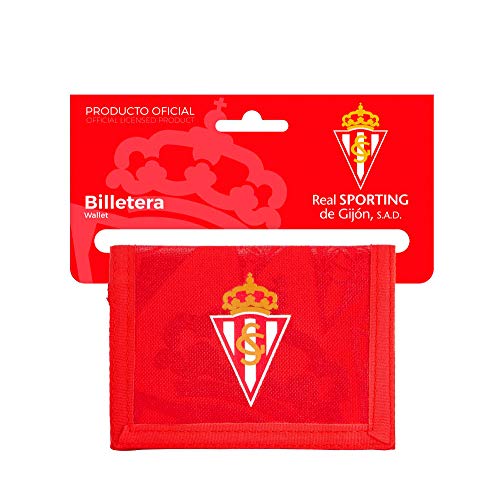 Cartera Billetera con Cabecera de Oficial Real Sporting de Gijón, 125x95mm