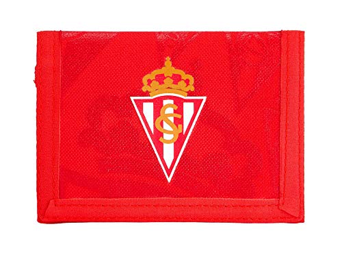 Cartera Billetera con Cabecera de Oficial Real Sporting de Gijón, 125x95mm