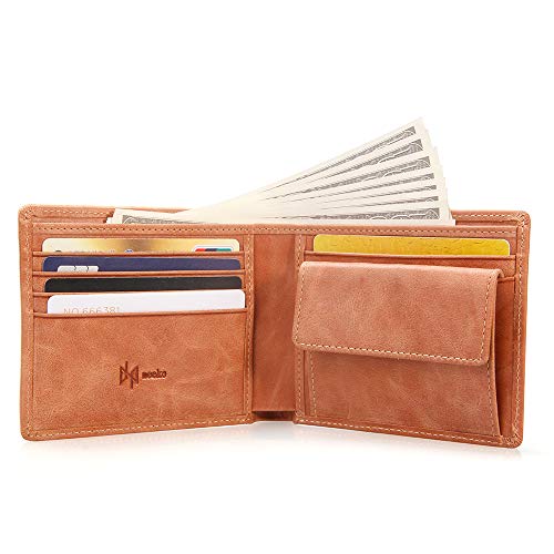 Cartera de Cuero Marrón Auténtico Hecho a Mano para Hombre y Adolescente de la Marca Francesa Neeko Lujo - Billetera de Bolsillo en Piel Real y Tarjetero Minimalista con Protección RFID Cartera de Cuero Marrón Auténtico Hecho a Mano para Hombre y Adolescente de la Marca Francesa Neeko Lujo - Billetera de Bolsillo en Piel Real y Tarjetero Minimalista con Protección RFID