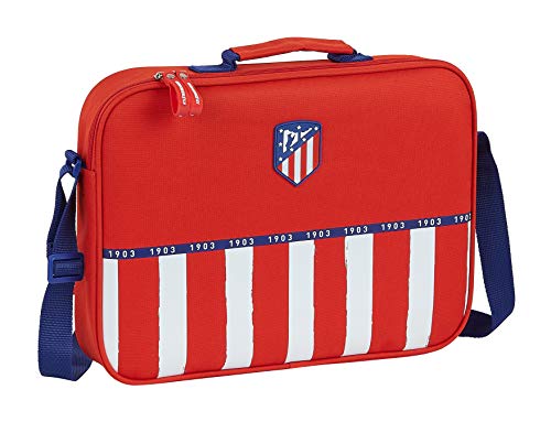 Cartera Extraescolares de Atlético de Madrid 1ª Equipación 20/21, 380x60x280mm